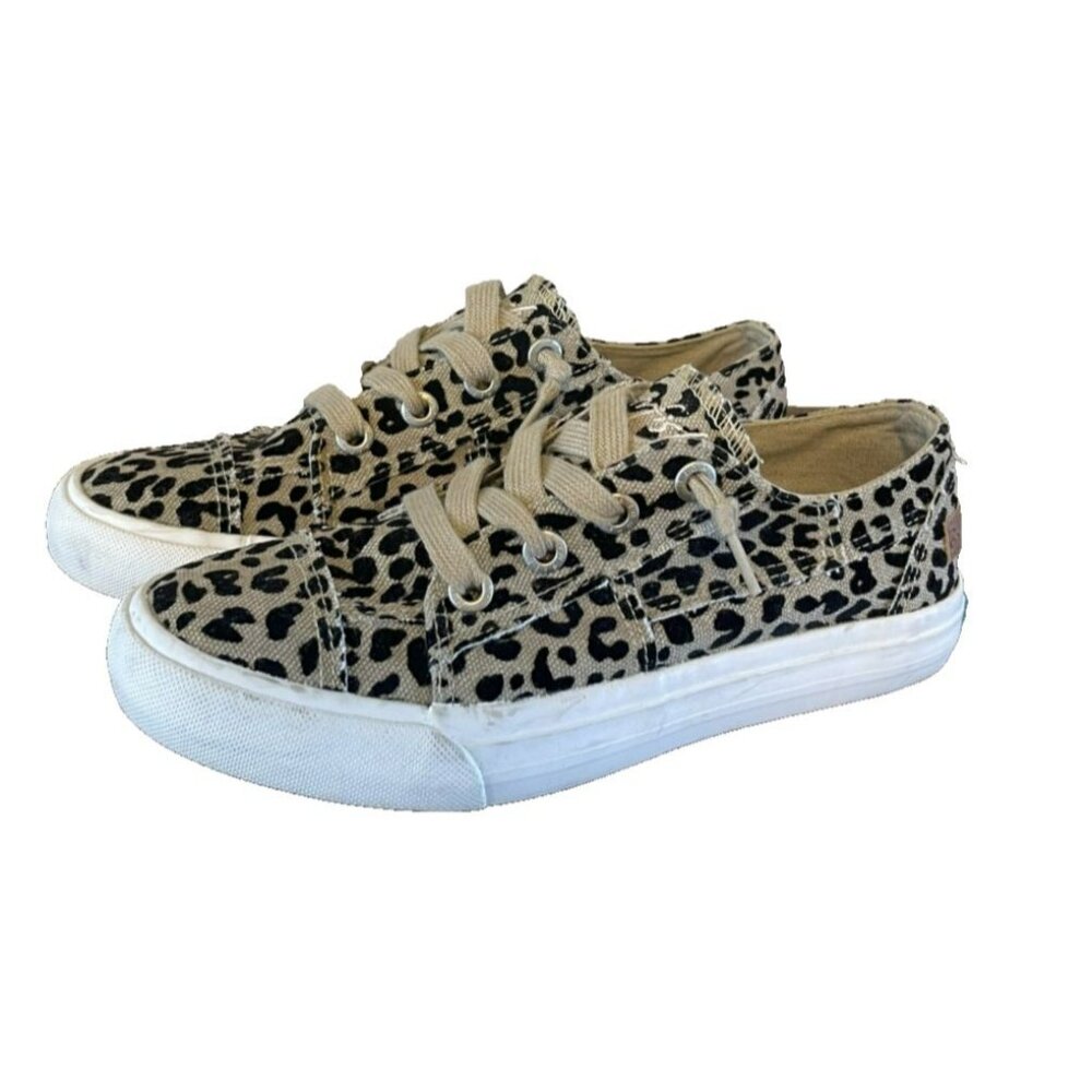 Blowfish Leopard Print Athletic Shoes